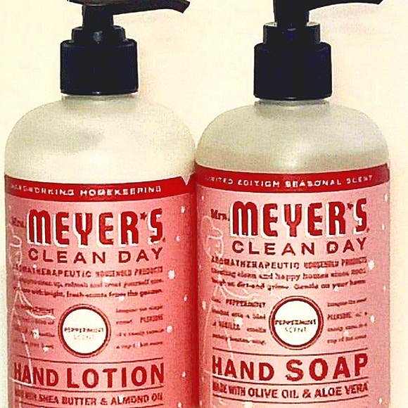 Mrs. Meyer's Clean Day Other - MRS MEYER'S PEPPERMINT HAND LOTION & SOAP SET.